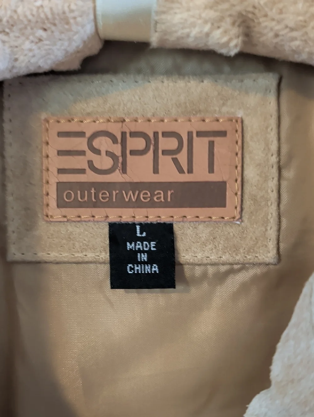 Vintage Tan Leather Suede Fringe Western Jacket L - Picture 2 of 16